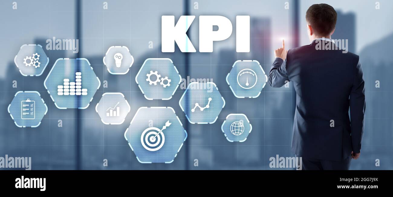 KPI Key Performance Indicator Business Technology Concept 2021 Stock ...