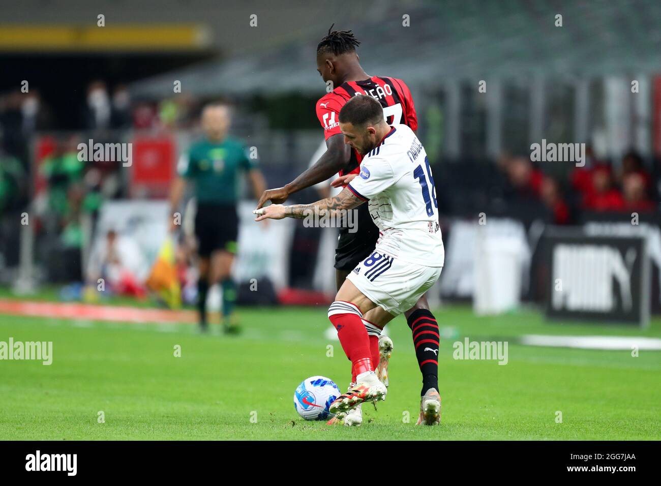 Nahitan Nandez of Cagliari looks on during the Serie A match