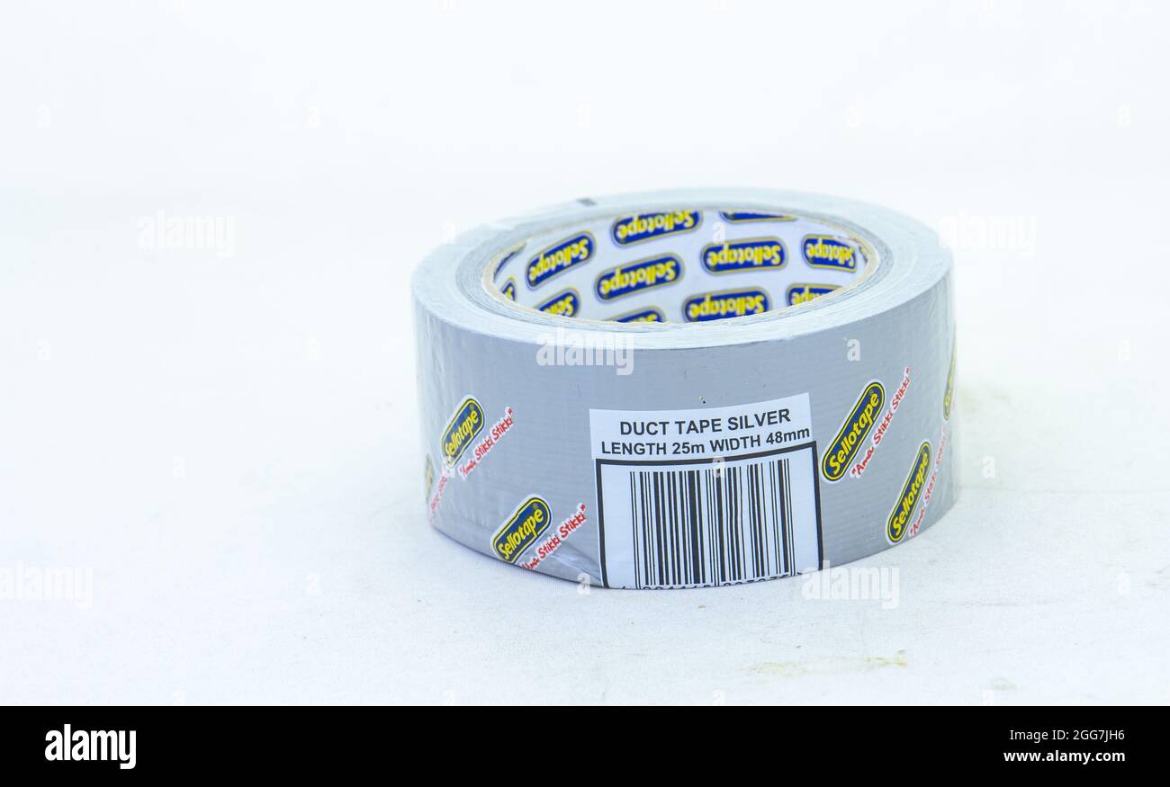 Johannesburg, South Africa a roll of sellotape silver duct tape