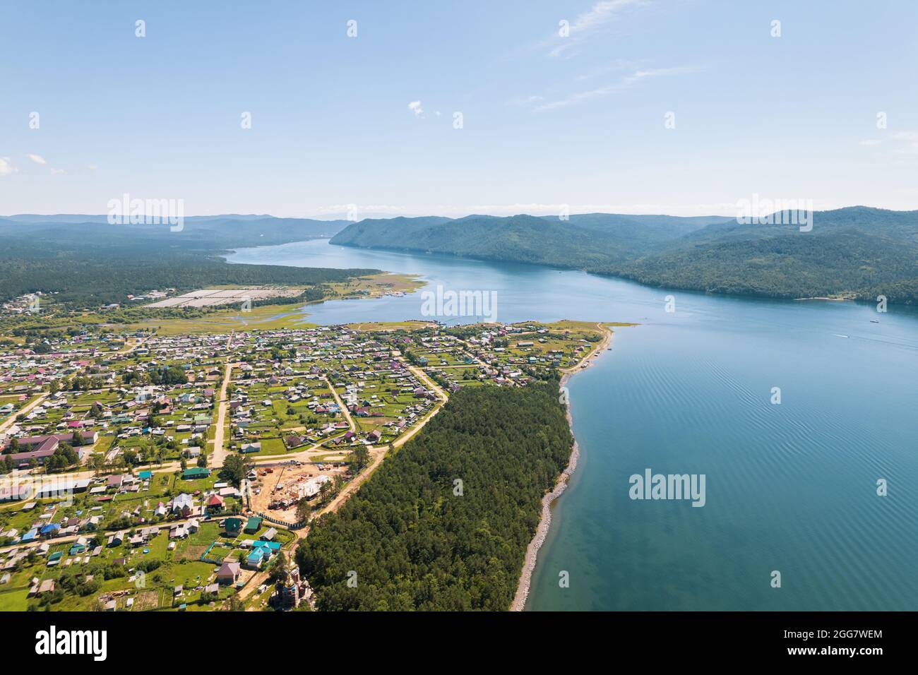 Angara River, river in southeast central Russia. It is the outlet for Lake  Baikal Stock Photo - Alamy