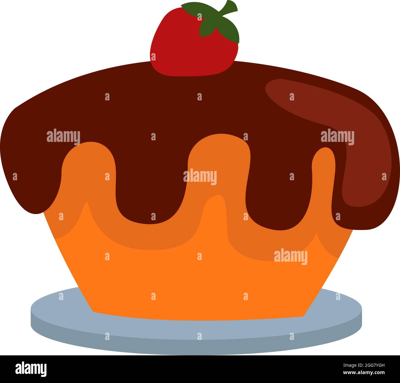 Strawberry cake bakery logo hi-res stock photography and images - Alamy