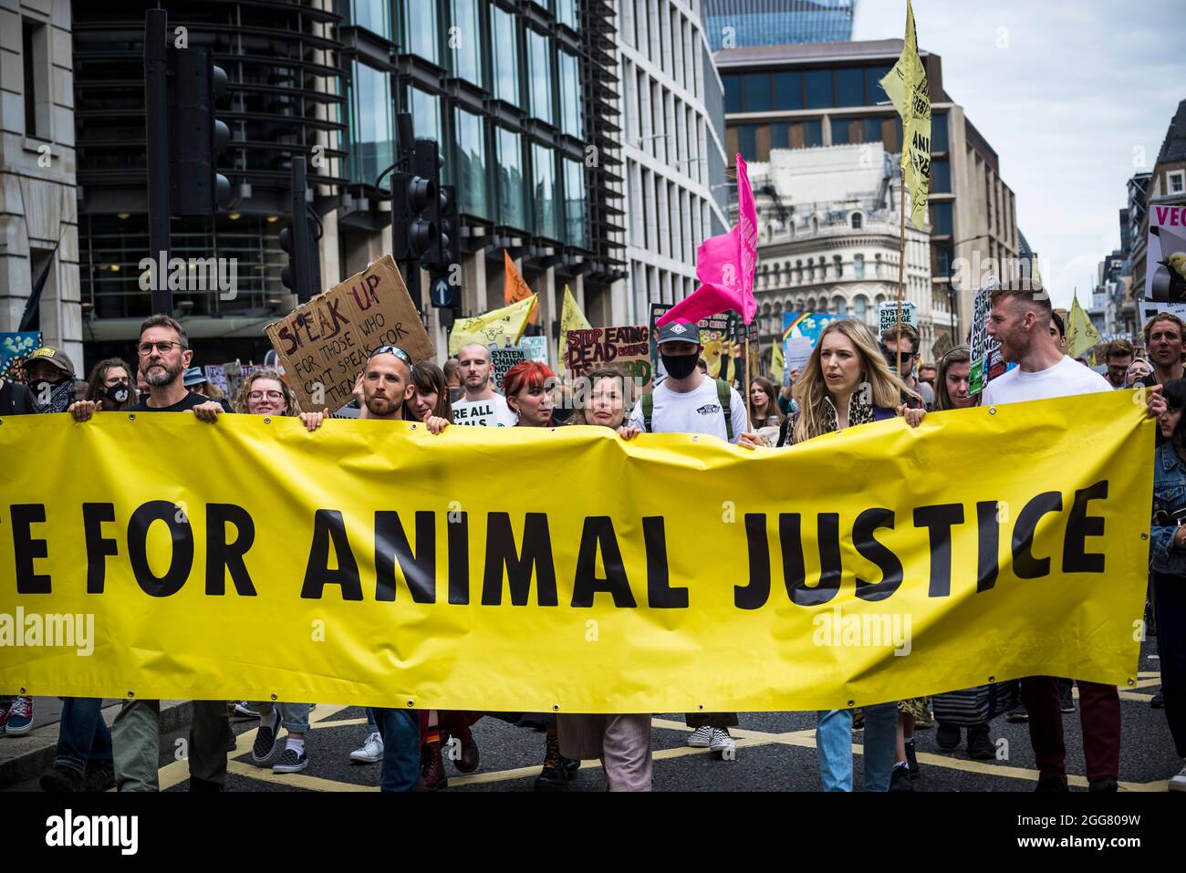 National Animal Rights March, organised by Animal Rebellion and ...