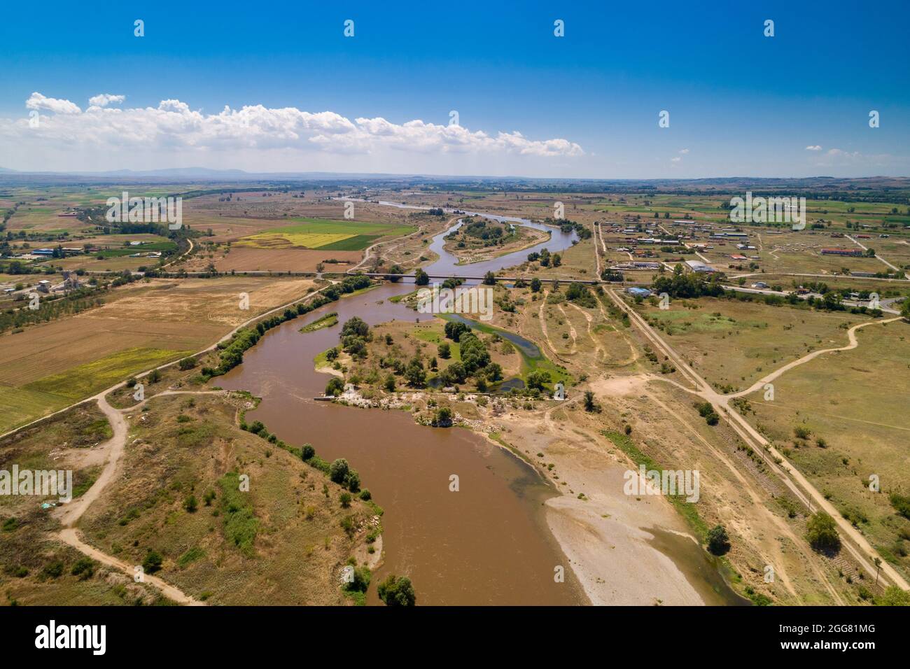Aerial photo riverside river hi-res stock photography and images - Alamy
