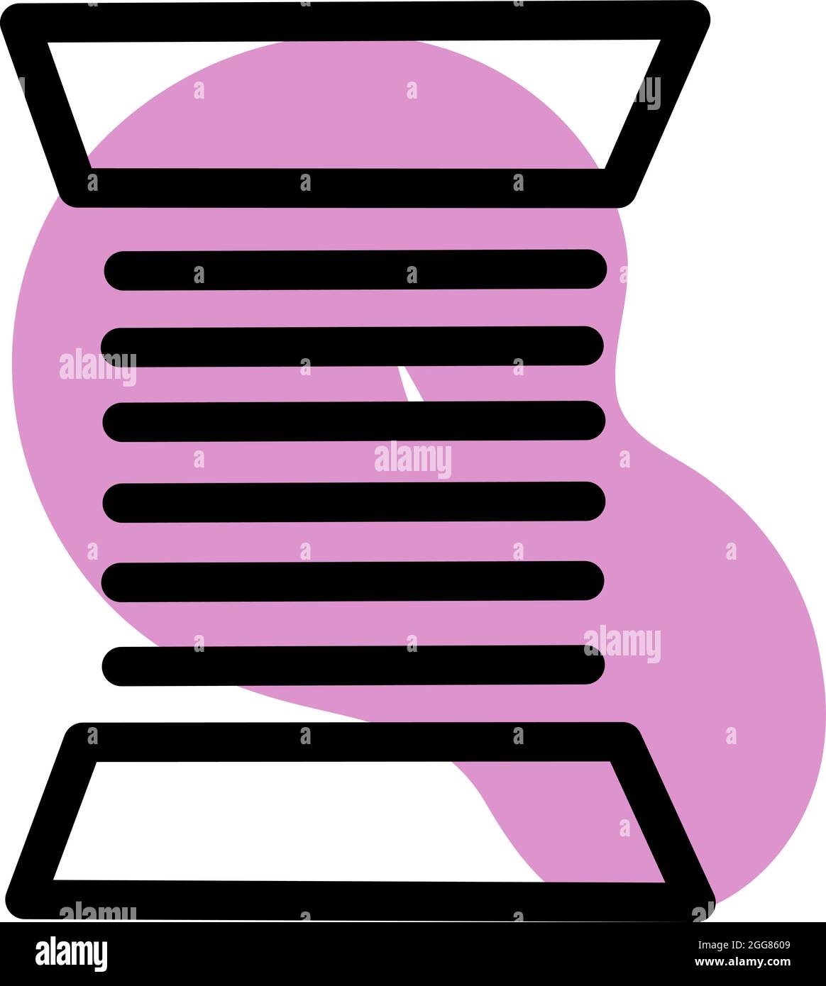 Sewing thread, illustration, on a white background. Stock Vector