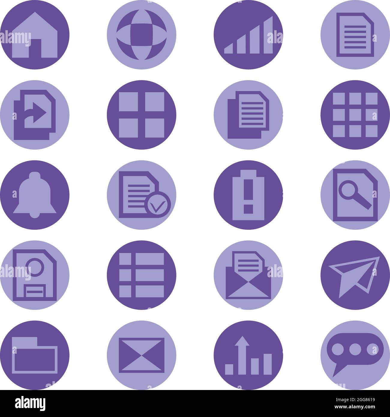 Business documents, illustration, on a white background. Stock Vector