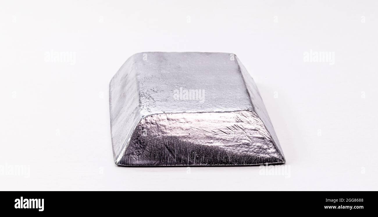 manganese bar or ingot, a metal used in the manufacture of metal alloys