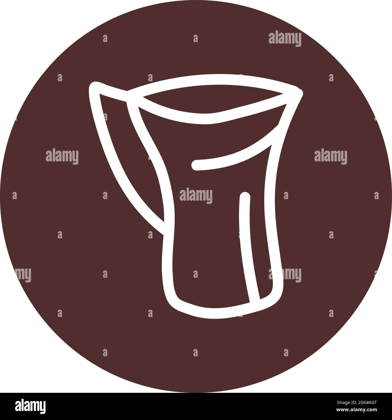Interesting teapot, illustration, on a white background. Stock Vector