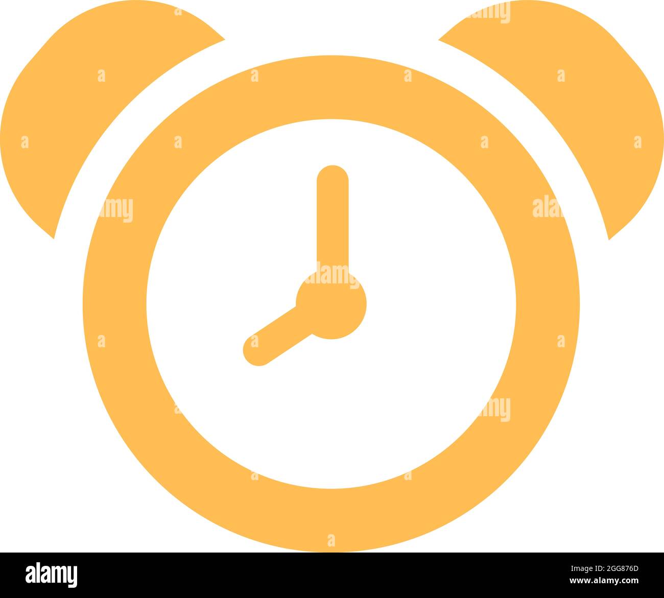 Alarm Clock, illustration, on a white background Stock Vector Image ...