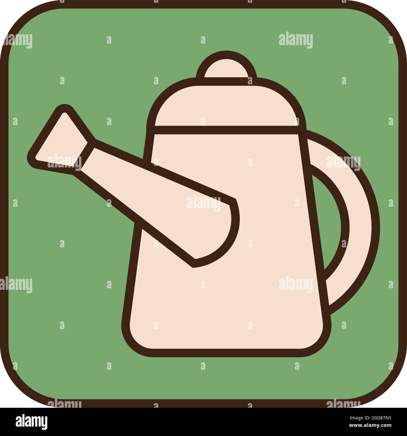 Plant sprinkler, illustration, vector on a white background Stock ...