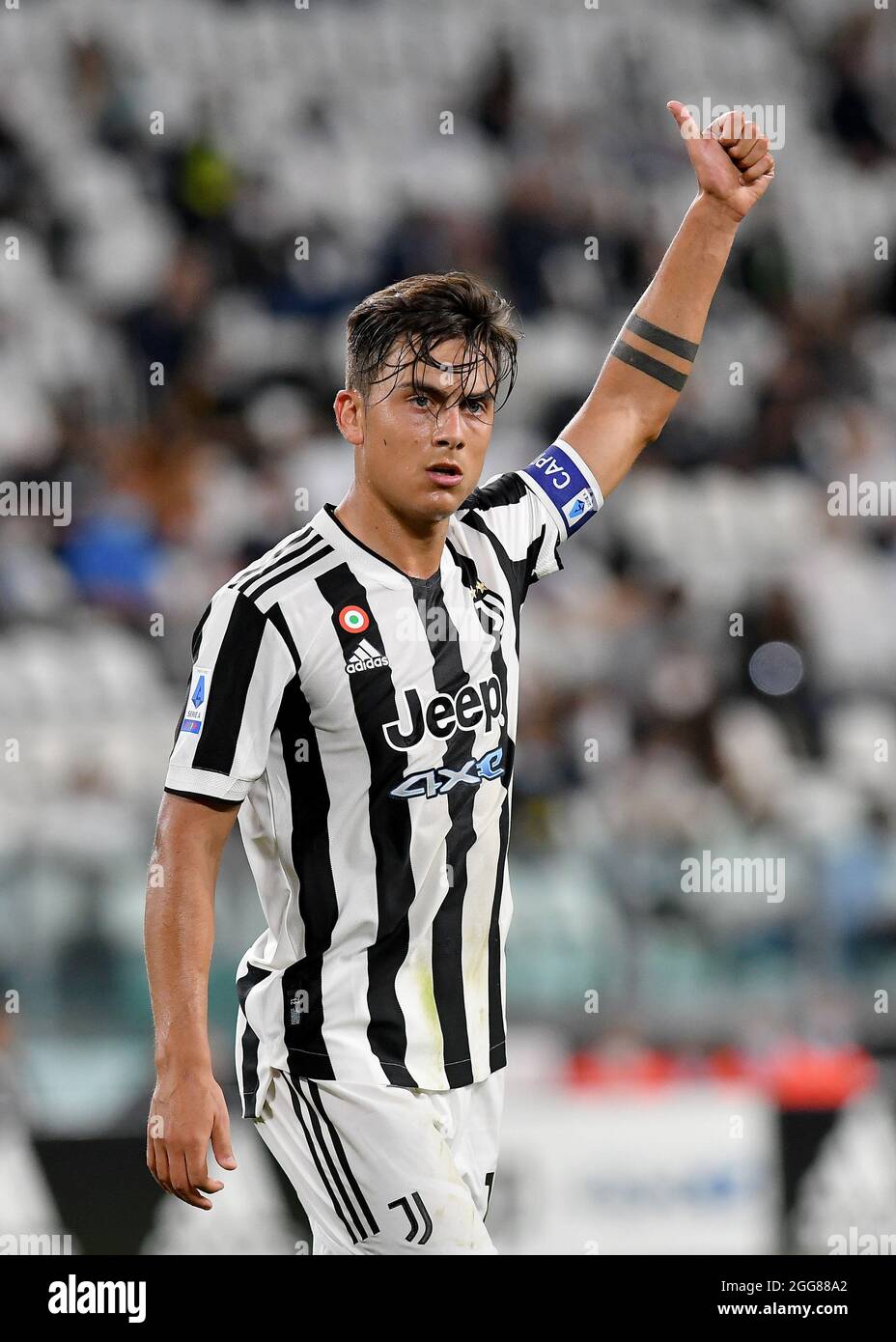 Carte Paulo Dybala Juventus 2021 Rainbow Foil - Signature Célébrations - Numérotée 06/15