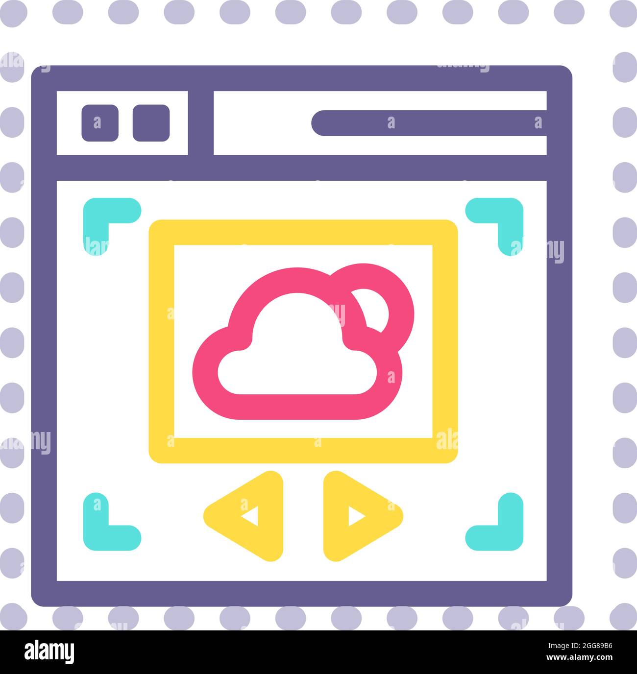 Development solution, illustration, vector on a white background Stock