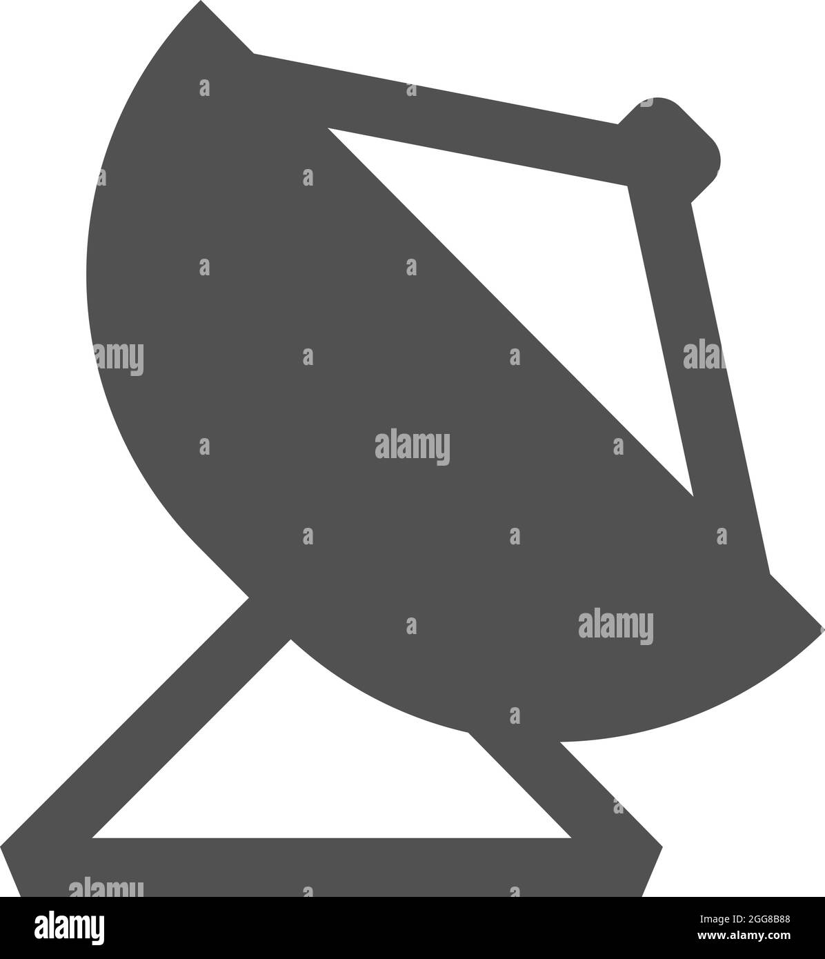 Communication antenna vector icon Black and White Stock Photos & Images ...