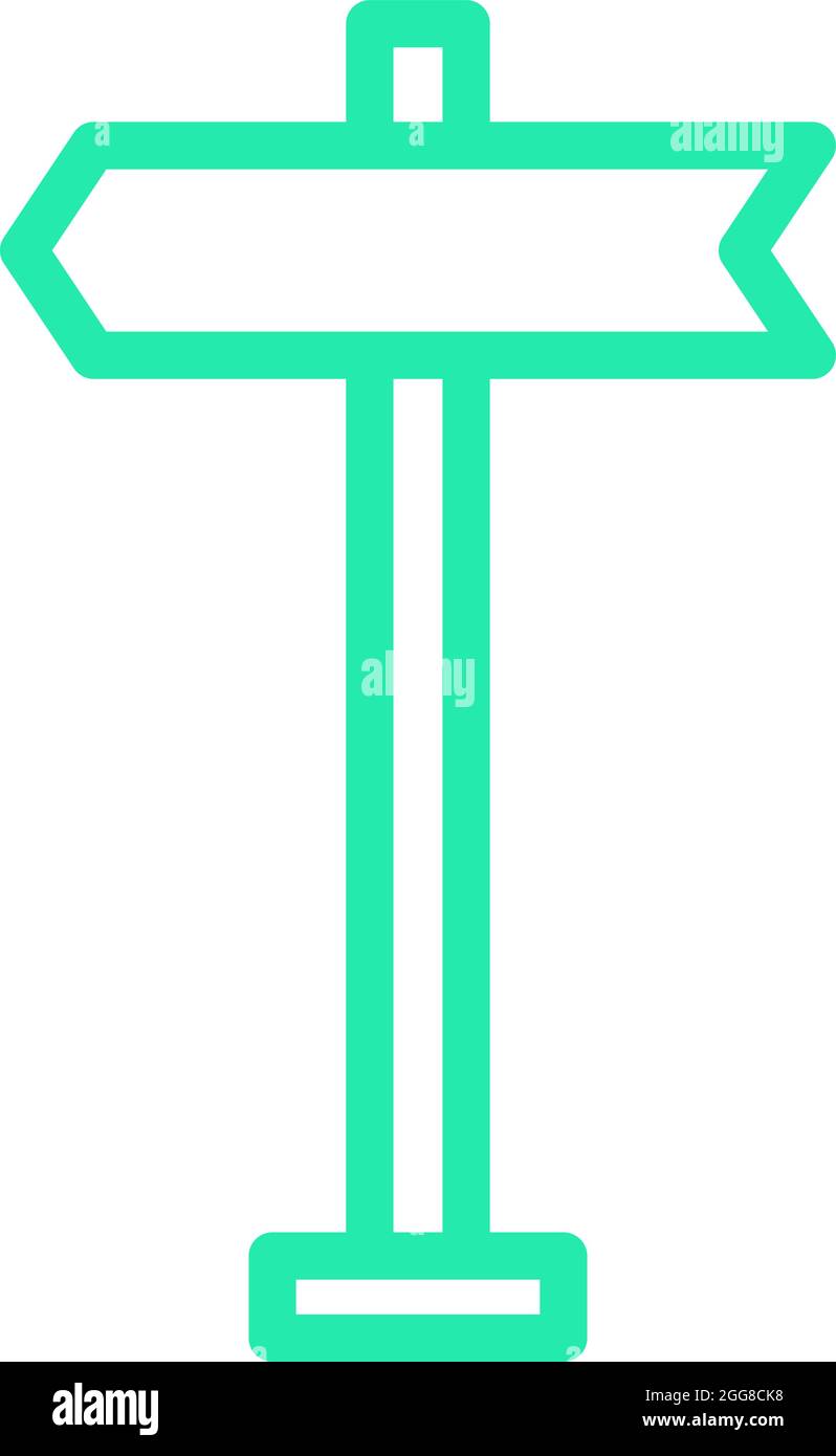 One road sign, illustration, vector on a white background Stock Vector ...