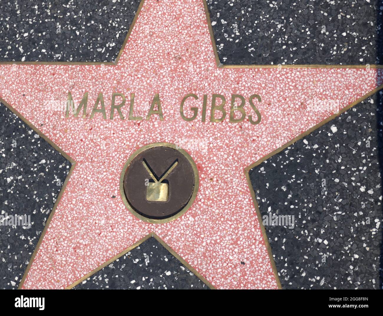 Marla gibbs hollywood walk of fame hi-res stock photography and images