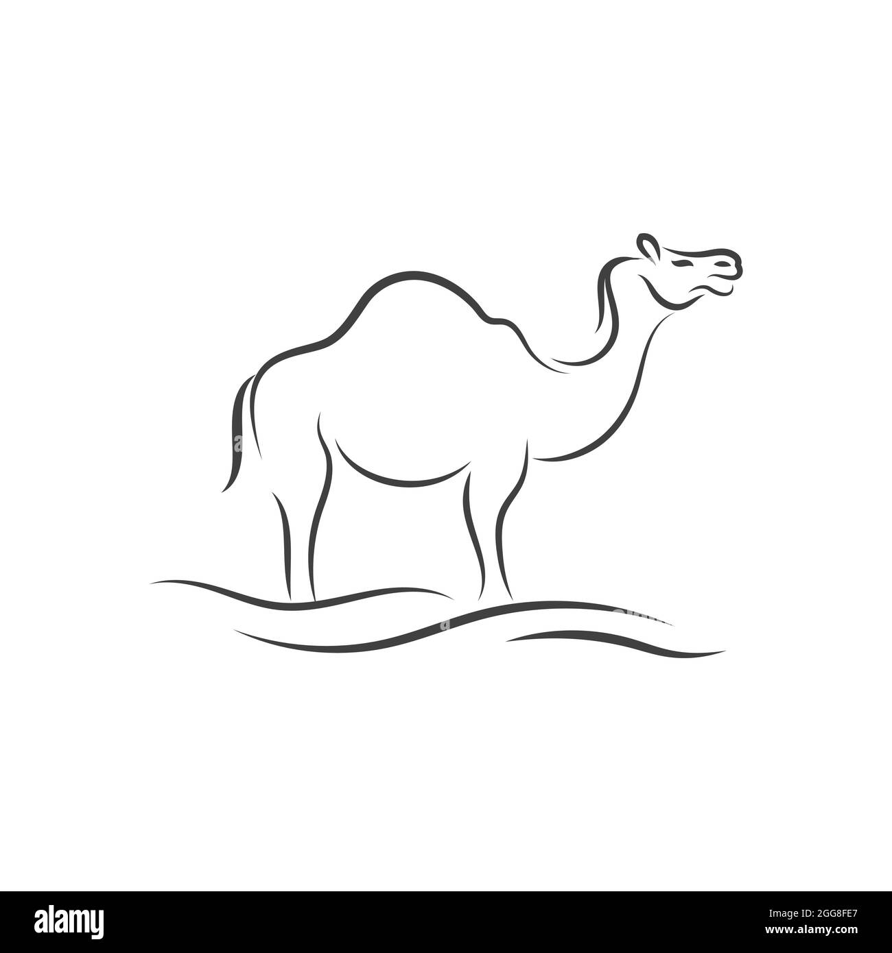 Camel Icon Vector illustration design Stock Photo - Alamy