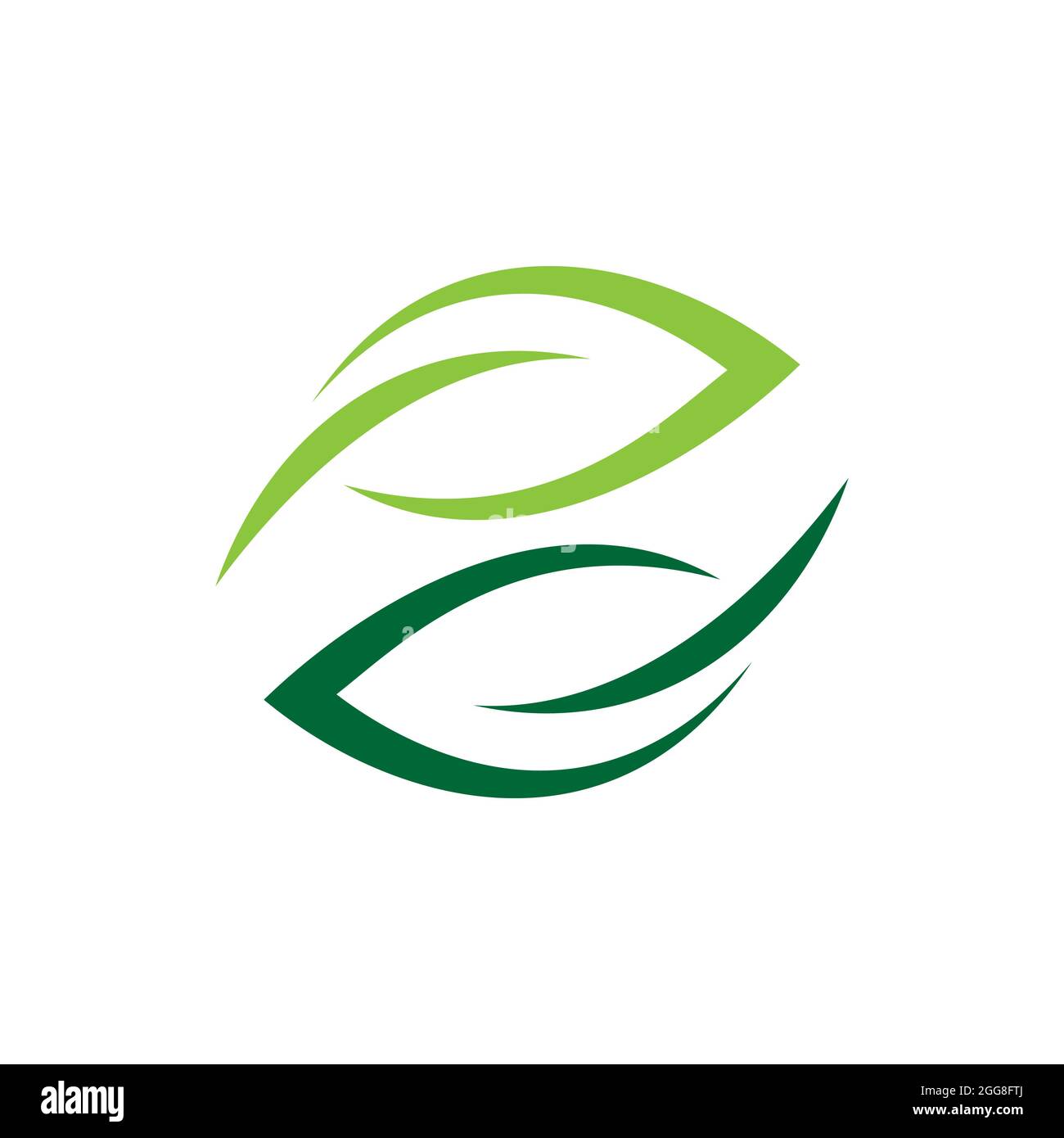 Leaf logo vector illustration design template Stock Vector Image & Art ...