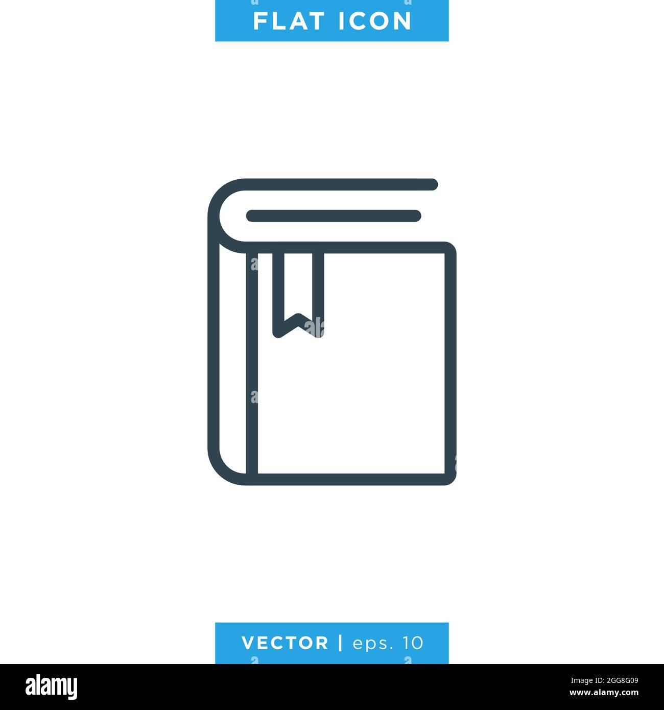 Book icon vector stock illustration design template. Vector eps 10 ...