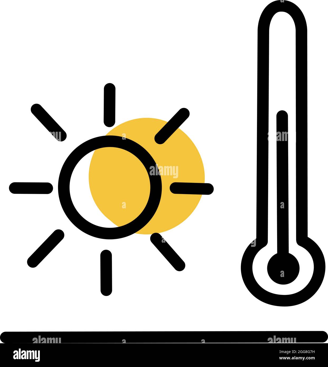 https://c8.alamy.com/comp/2GG8G7H/sun-thermometer-illustration-vector-on-a-white-background-2GG8G7H.jpg