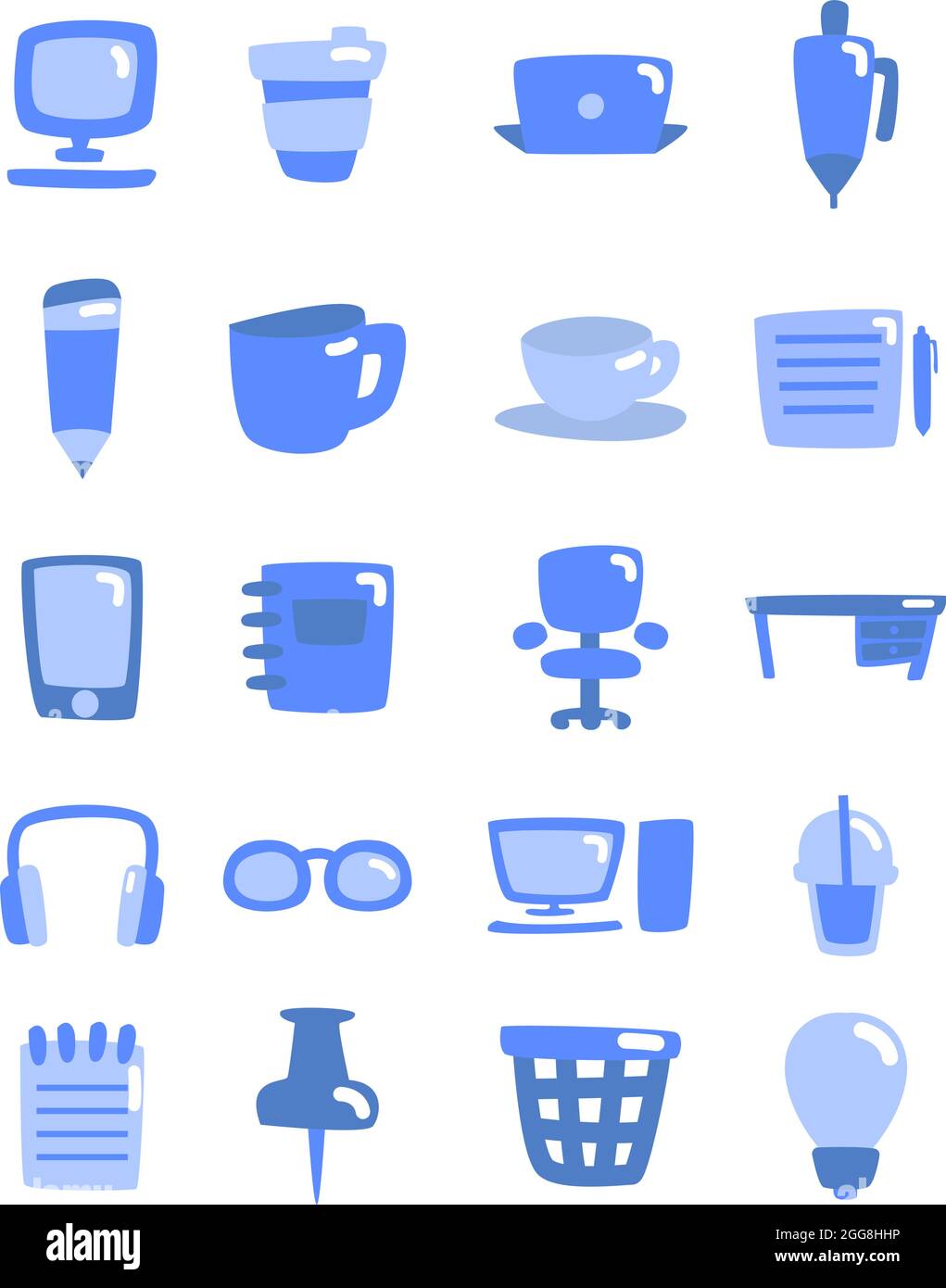 Woman office work icon Cut Out Stock Images & Pictures - Alamy