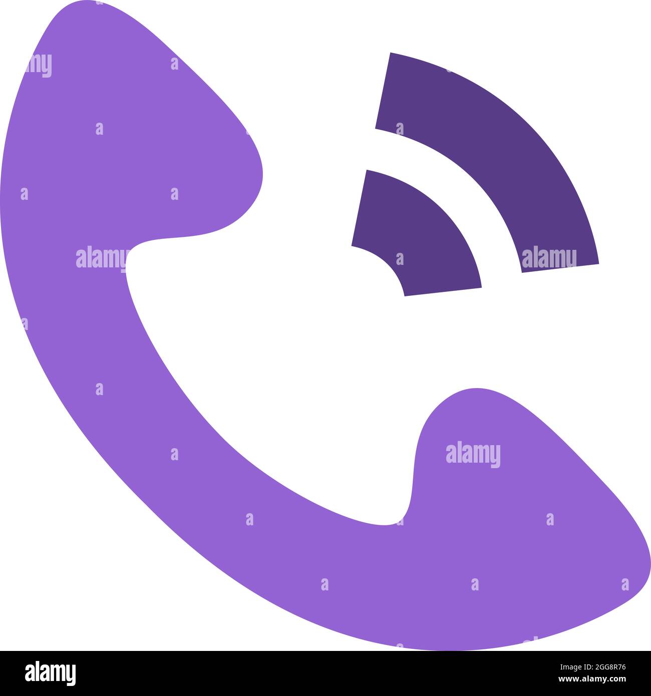 Hotel call, illustration, vector, on a white background. Stock Vector