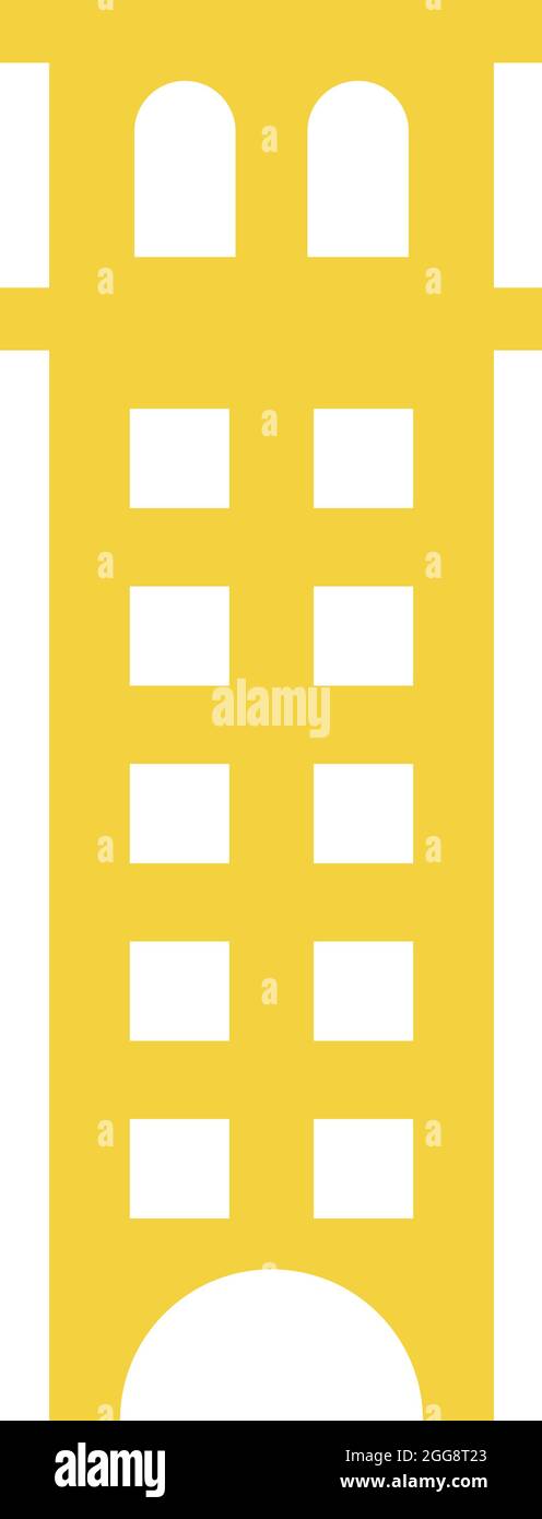 Triumphal monument, illustration, vector, on a white background. Stock Vector