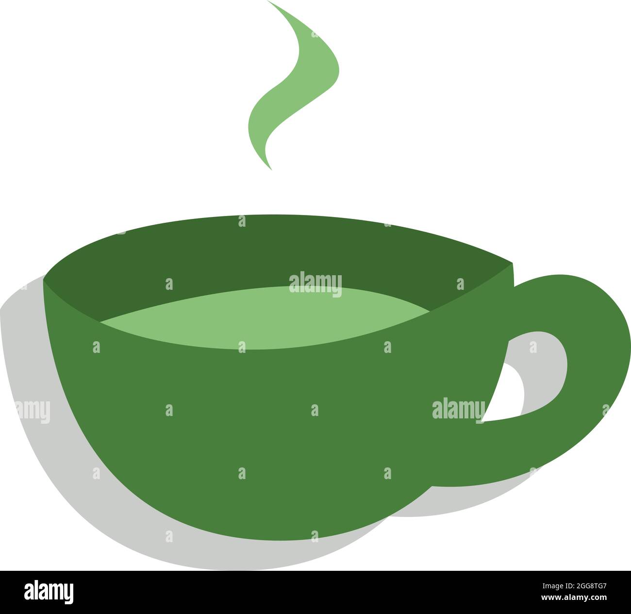 Journalism coffee cup, illustration, vector, on a white background. Stock Vector