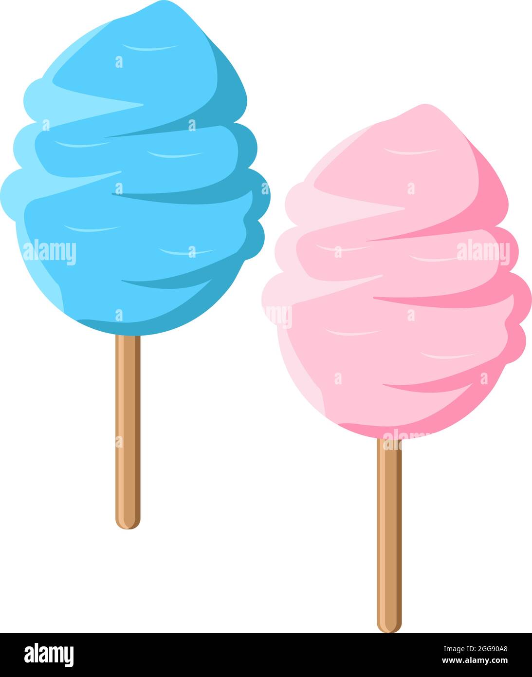 Cotton candy illustration hi-res stock photography and images - Alamy