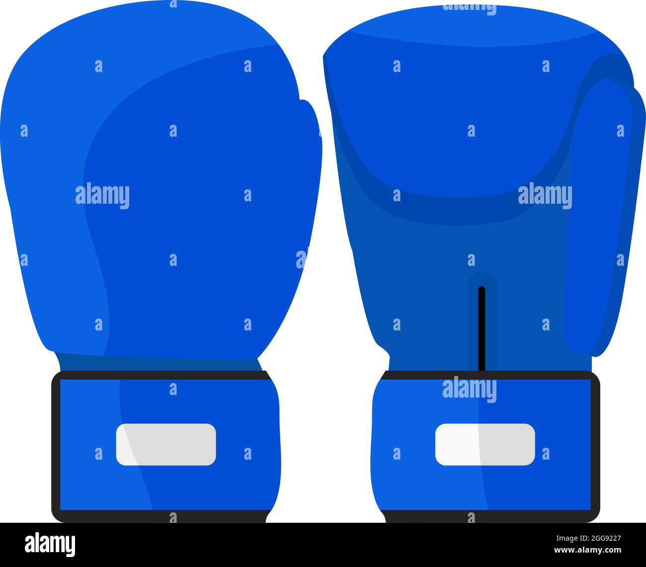 Boxing gloves, illustration, vector on white background Stock Vector ...