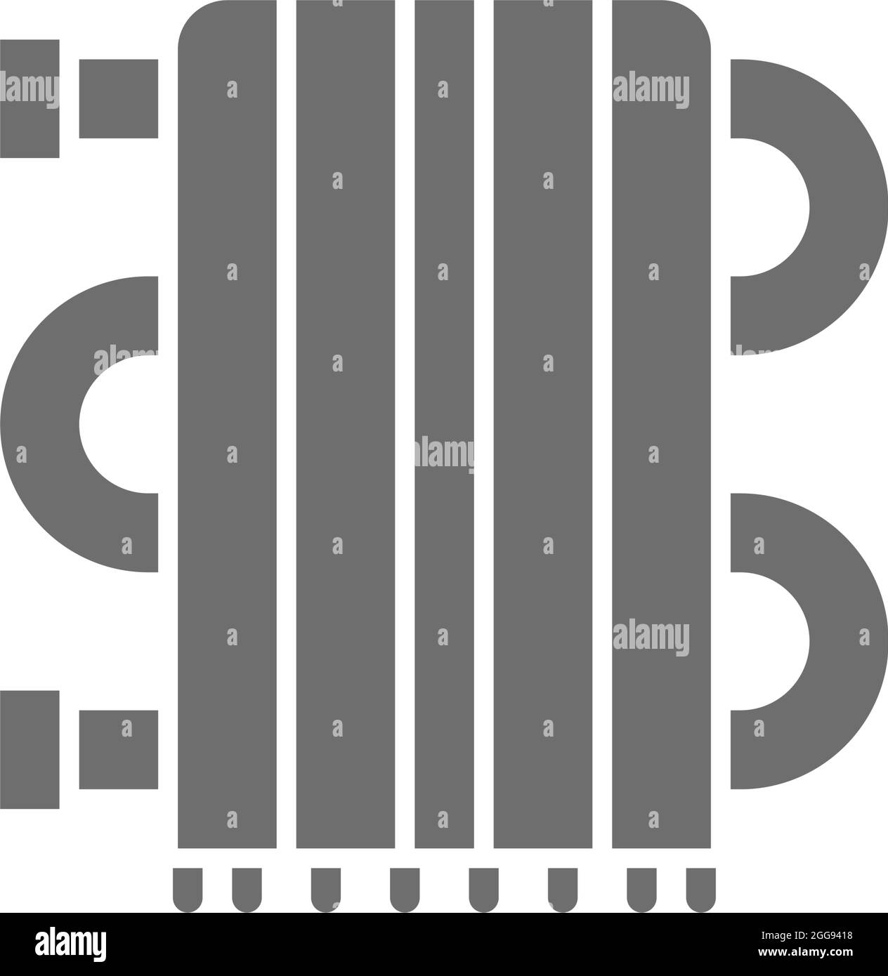 Radiator symbol Black and White Stock Photos & Images - Alamy