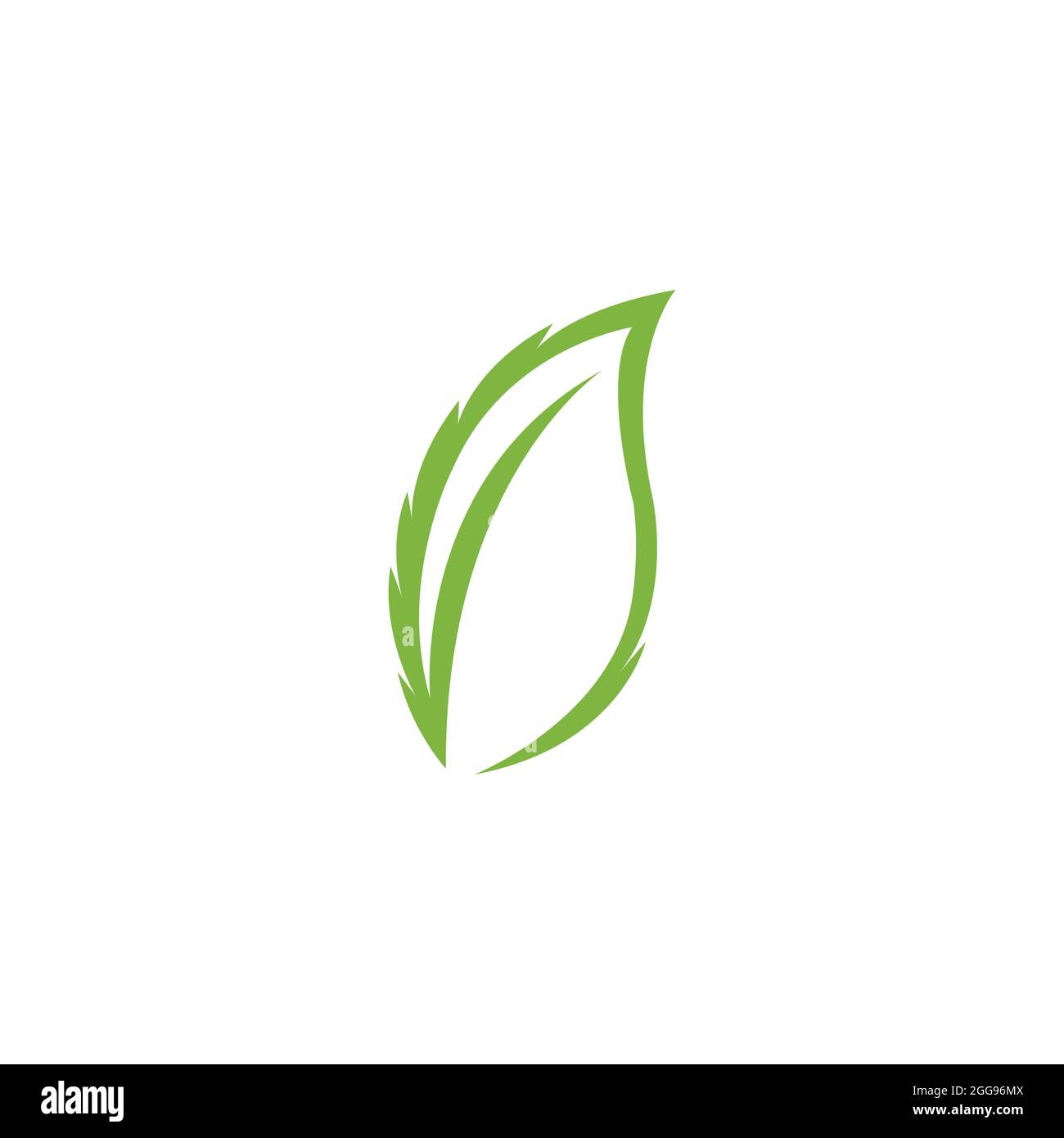 logos of green leaf ecology nature element vector Stock Vector Image ...