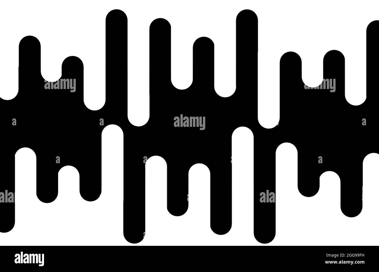 Aesthetic wallpaper illustration Black and White Stock Photos & Images