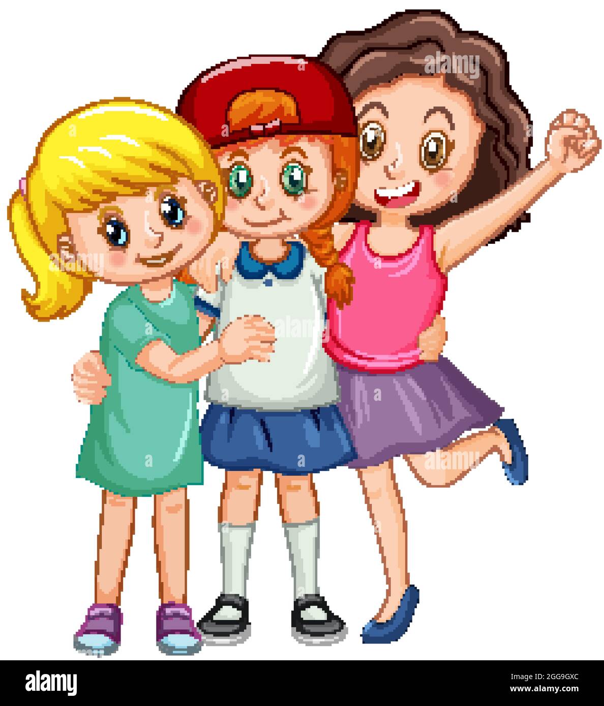 Three Girls Cartoon Three Girls Cartoon
