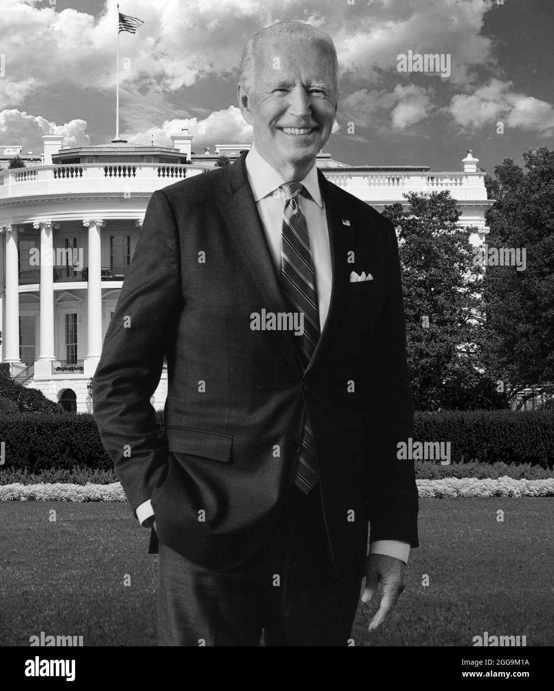 President Joe Biden at White House Stock Photo