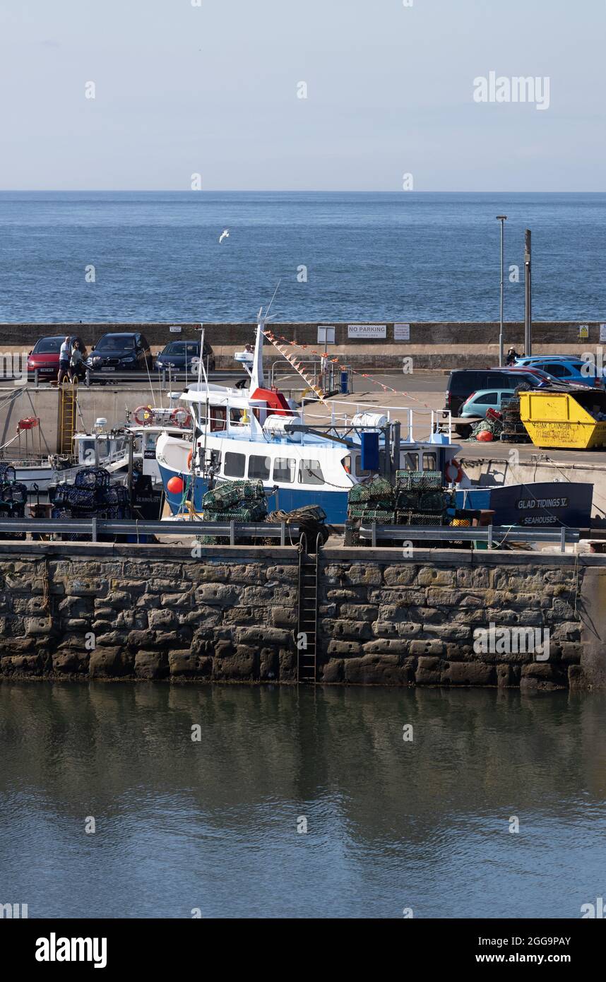 Seahouses Harbour; North Sunderland Harbour; Northumberland; England