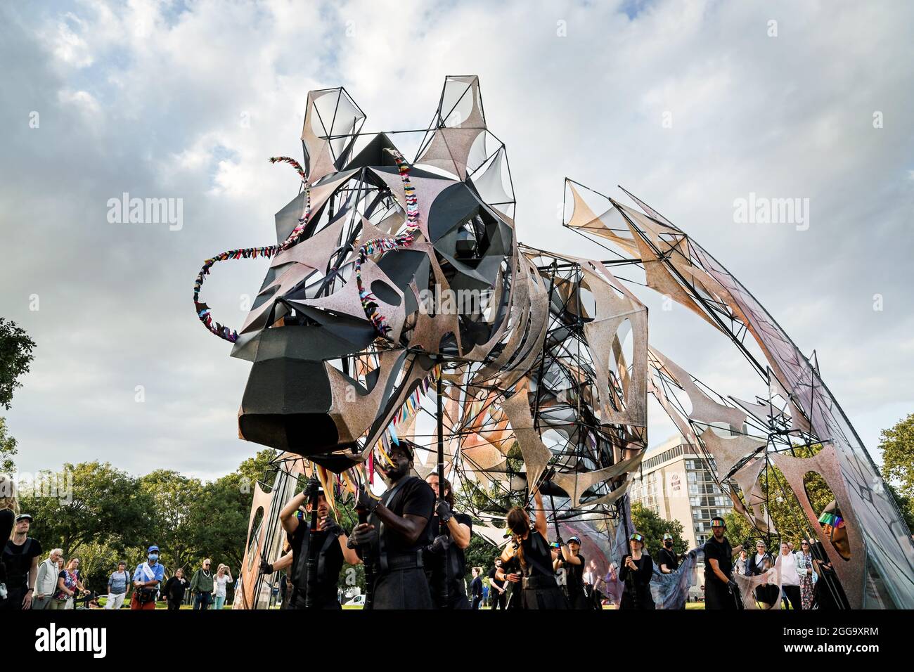 This time its personal. A close up of the head of The Hatchling, a