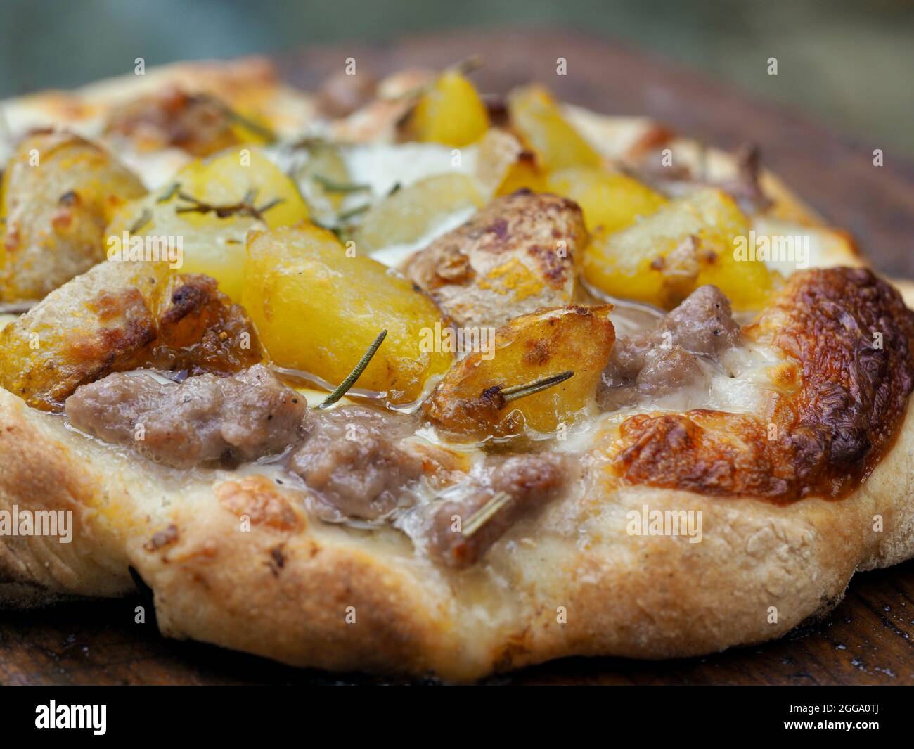 Homemade pizza Stock Photo