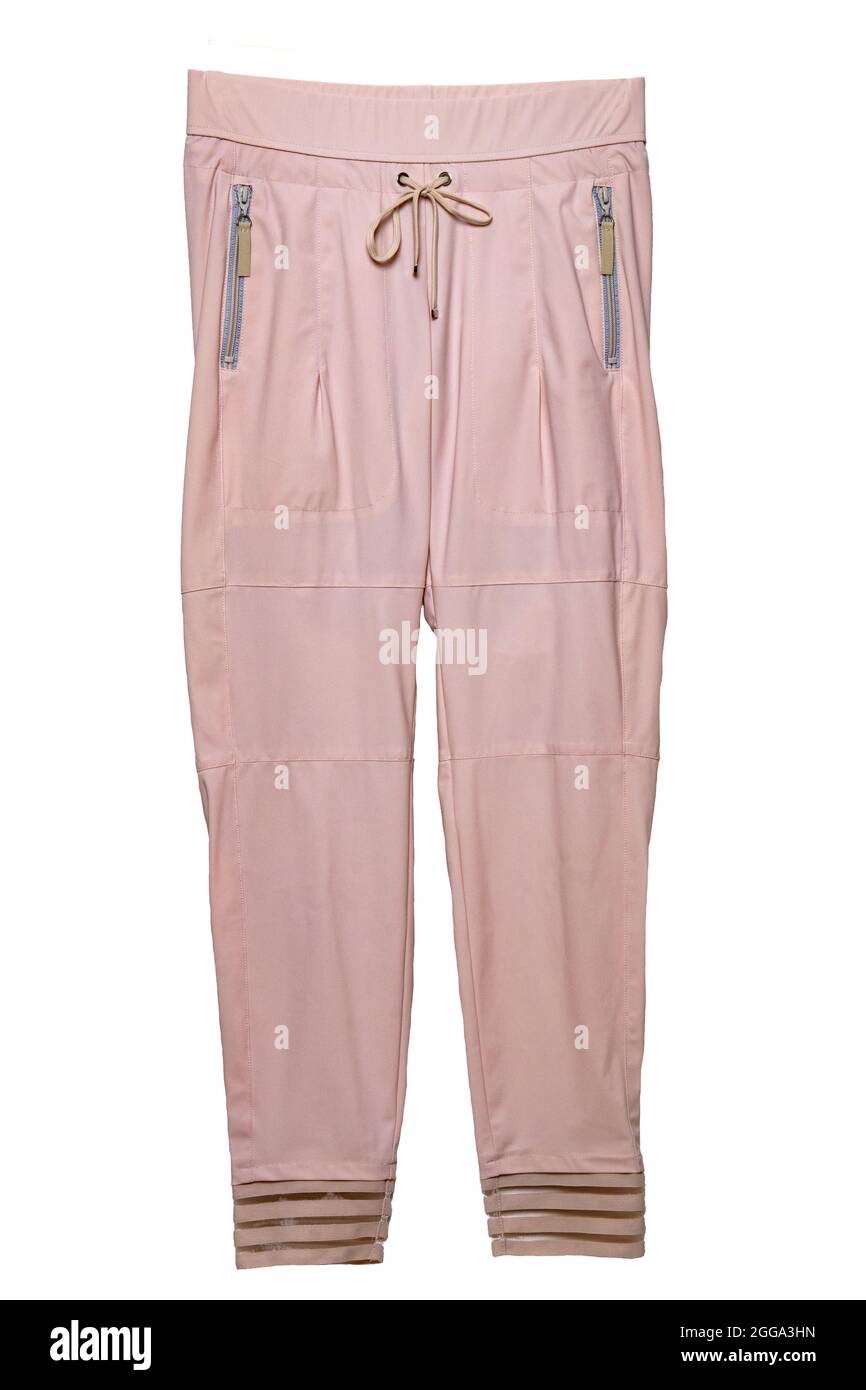Woman casual trousers. Elegant sporty 