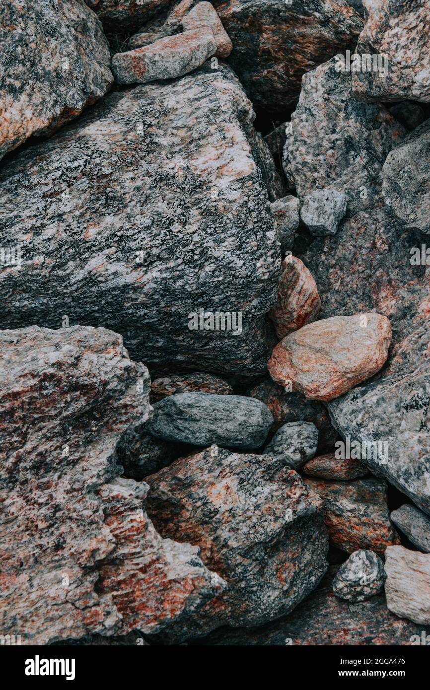 Pattern Stone Or Rocks Close up of a different stones and rocks as a pattern Stock Photo - Alamy