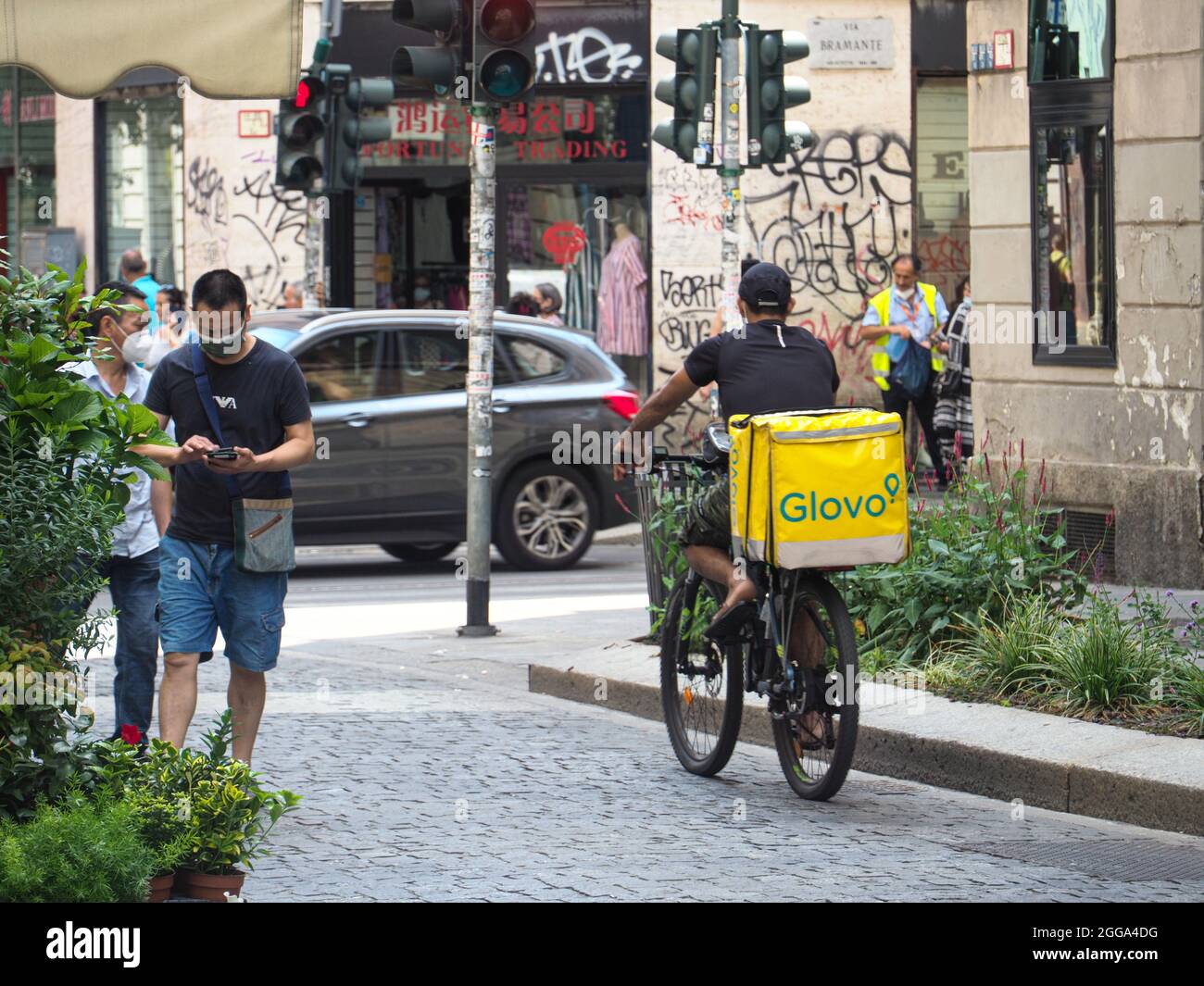 Just eat bike ider hires stock photography and images Alamy