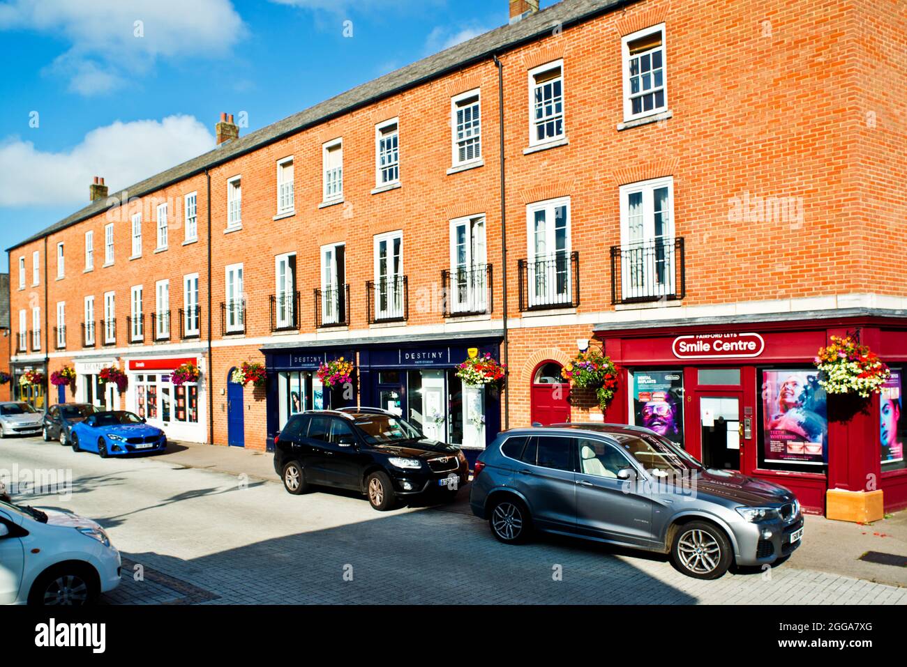 Shops and Flats, Fairford Leys, Aylesbury, Buckinghamshire, England