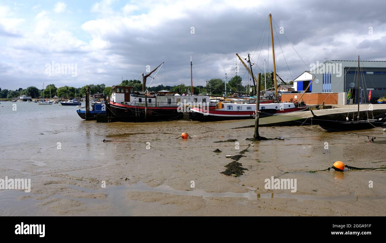 Woodbridge Suffolk East Anglia a gem of a village with close associations to Anglo Saxon finds Stock Photo