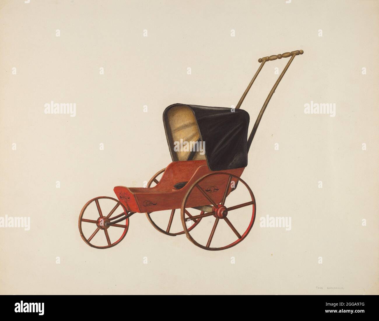 Baby carriage 1940s hi-res stock photography and images - Alamy