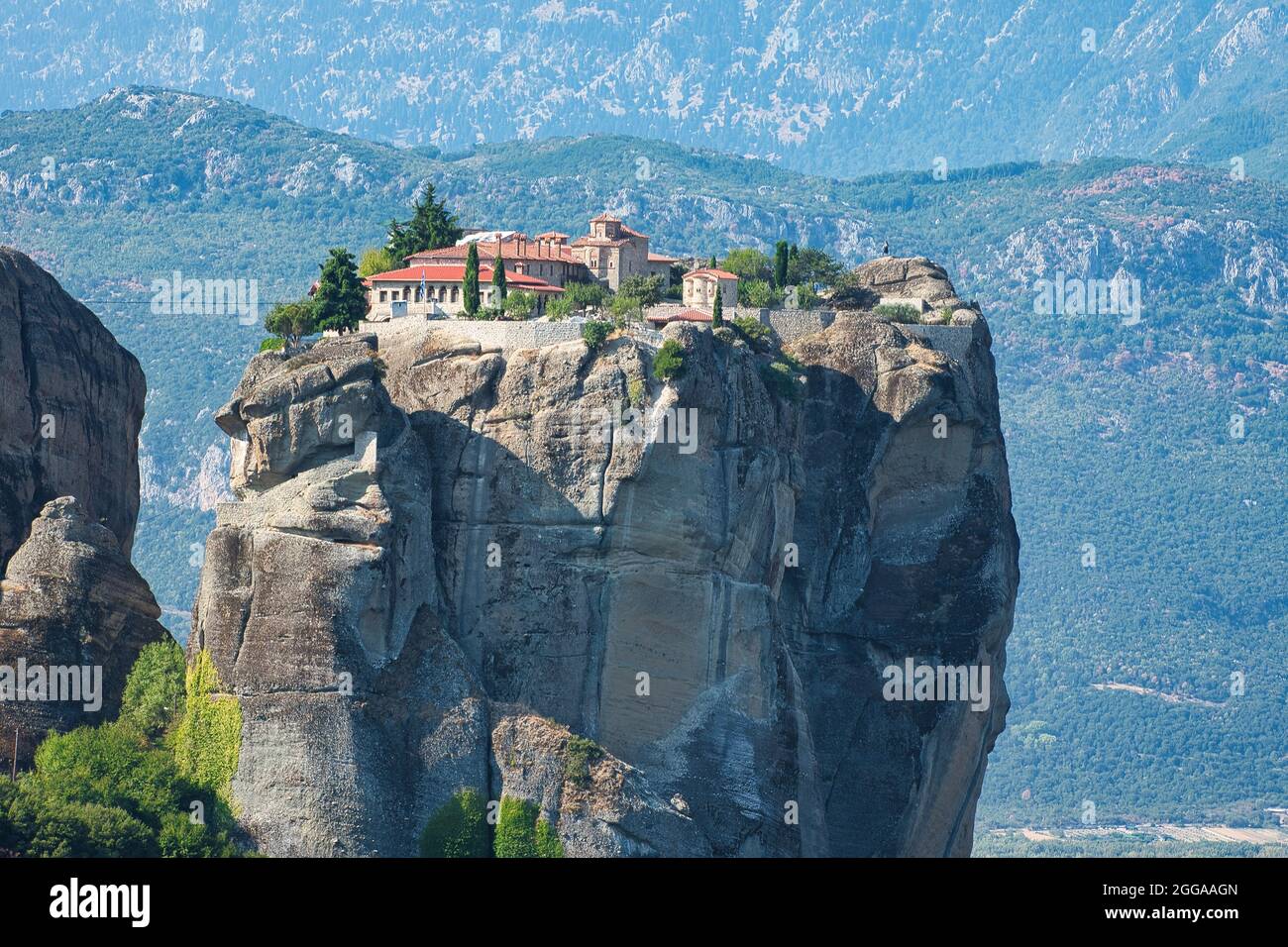 Meteora, Greece. Holy Monastery of the Holy Trinity Stock Photo - Alamy