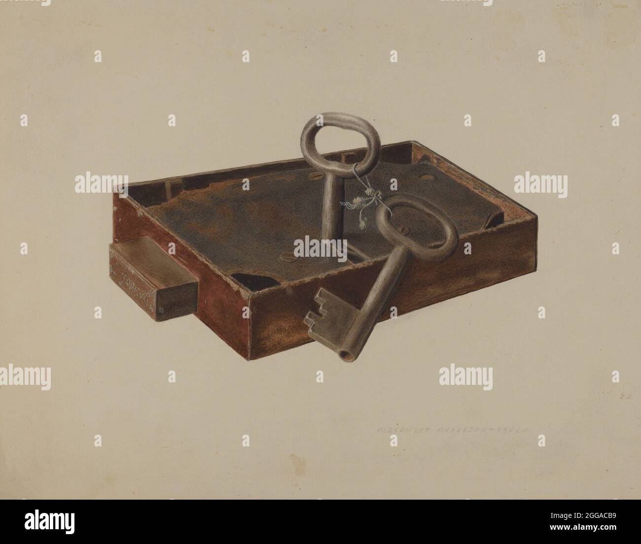 Bar Lock and Keys, 1940 Stock Photo - Alamy