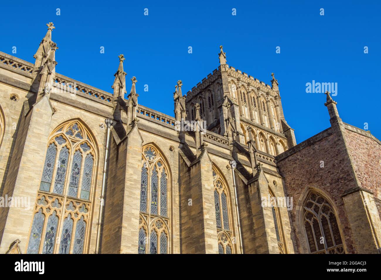 Bristol Cathedral Bristol City Centre West of England Stock Photo