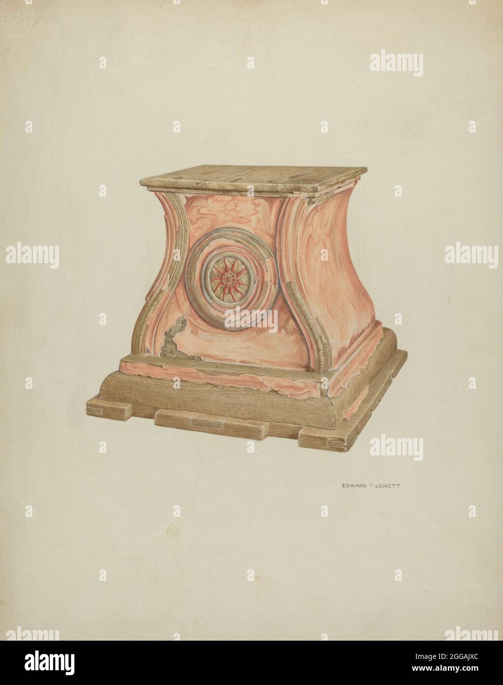 Stand for Baptismal Font, 1937 Stock Photo Alamy