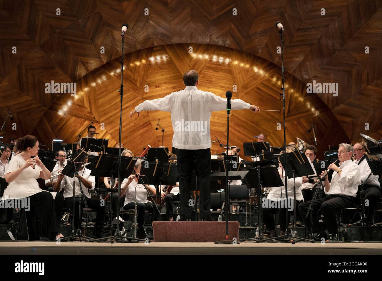 Boston Landmarks Orchestra Hatch Shell Esplanade Boston Massachusetts