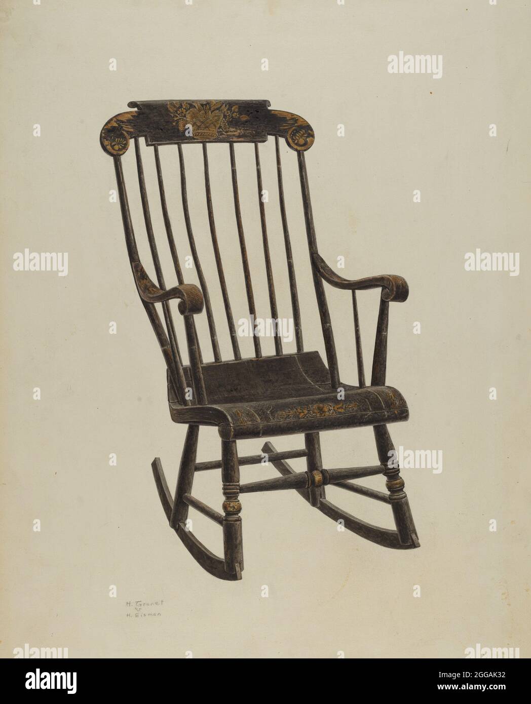 Rocking Chair, 1940 Stock Photo - Alamy