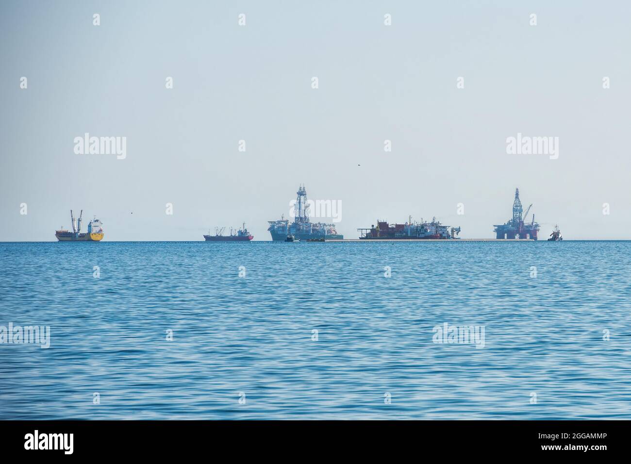 oil rig in Namibia Stock Photo - Alamy