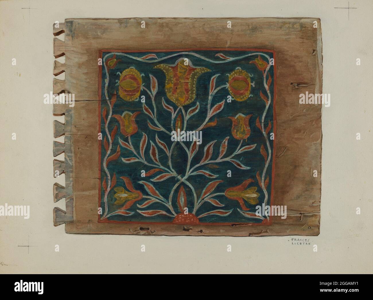 Pa. German Chest, c. 1937 Stock Photo Alamy